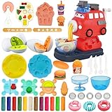 LETTERASHQP Knete Set Knetwerkzeug für Kinder ab 3 4 5 Jahre Knete Set Knete Dough Set für Kinder...