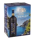 Grand Sud - Merlot aus Süd-Frankreich - Sortentypischer Trocken Rotwein - Großpackungen Wein Bag...