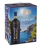 Grand Sud - Merlot aus Süd-Frankreich - Sortentypischer Trocken Rotwein - Großpackungen Wein Bag...