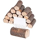 20 Stück Holz Holzsteg Tischkartenhalter Platzkartenhalter Holz Kartenhalter Hochzeit Fotohalter...