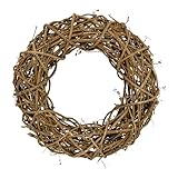 Deko Weidenkranz braun - 30 cm - Naturkranz zum Dekorieren - Weide Türkranz Tischkranz Adventskranz...