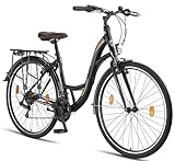 Licorne Bike Stella Premium City Bike in 24,26 und 28 Zoll - Fahrrad für Mädchen, Jungen, Herren...