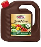 Substral Naturen Bio Pflanzen-Nahrung, pflanzlicher, veganer Flüssigdünger für Zierpflanzen, Obst...