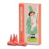 OLShop AG Knox Räucherkerzen Weihrauch-Sandel Ostalgie-Design 24 Stück im Pack, Räucherkegel,...