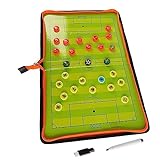 Cosiki Strategie-Trainingsbrett, Fußball-Trainingsbrett mit Reißverschluss und 27 Schachfiguren...