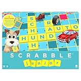 Mattel Games Scrabble Junior Wörterspiel und Kinderspiel, Kinderspiele Brettspiele geeignet für 2...