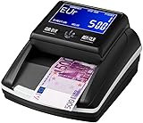 Banknotenprüfer & Geldzählmaschine 2in1 STANEW, Geldscheinprüfer für falsche Euro-, Pfund-,...