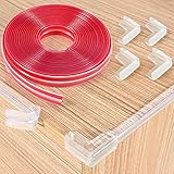 6m Kantenschutz Baby Transparent, Kantenschutz Transparent Selbstklebend Eckenschutz Kantenschutz...