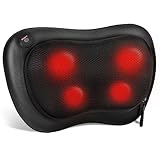 ALLJOY Massagekissen mit Wärmefunktion, Shiatsu Massagegerät für Nacken Schulter Rücken,...
