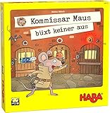 HABA 306112 - Kommissar Maus büxt keiner aus!, Mitbringspiel ab 5 Jahren, Bunt