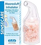 NaturGut Sensecare Meeresluft Salz Inhalator mit Kristallsalz Salzhaltiges Mikroklima