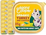 Edgard & Cooper Nassfutter, sterilisierte oder aktive Katzen, für Erwachsene, Bio-Paste,...