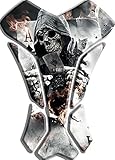 Tankpad Motorad Draht Muster Tankschutz KOMPATIBEL Polymer ,, skull poker asso 2,,