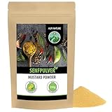 Alpi Nature Senfmehl gelb weiß 250g, Senfpulver, Senfkörner gemahlen, gelbe Senfsamen gemahlen