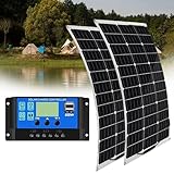 Flexibel Solarmodul 500W ETFE Solarpanel Monokristallin Solarzelle Photovoltaik Panel...