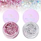 Fysaran Festival Glitzer Gesicht, Festival Glitzer Gesicht Body Face Glitter Zubehör Gadget für...