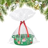 Geschenkkorb für Weihnachten, dekorativer Weihnachtskorb, Geschenkkorb, Leckereien, Dekoration für...