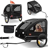 KESSER® Hundeanhänger Boxer 2-in-1 Hundebuggy Fahrradanhänger groß ca. 250L Volumen - Inkl....