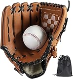 LeapBeast Rechte Hand Baseball Handschuhe - Softball Handschuhe mit Einem Ball, Erwachsenen Baseball...