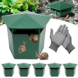 AnkekolyStar Schneckenfalle,5er-Set Anti Schnecken mit Handschuhe, Bier-Schneckenfalle Garten...
