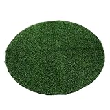 TOBBOMEY Runde Künstliche Gras tischmatte Realistisch Grün Dekoratives Tischset für Hochzeit...