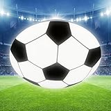BRILONER - LED Deckenlampe mit Fußballmotiv, neutralweiße Lichtfarbe, 12 Watt, 1300 Lumen, LED...