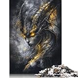 1000-teiliges Puzzle „Succubus mit goldenen Augen“ für Erwachsene, Puzzles, Lernspielzeug, 1000...