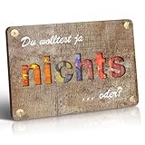 Xinkfir Geldgeschenke Nichts Grußkarte Holz im Kleinforma, Lustige NIX Geschenke für Männer und...