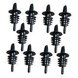 Ipetboom 10 Stück PVC Weinausgießer Wiederverwendbare Flaschenverschlüsse für Weinflaschen...