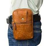 Handy-Holster aus Leder, mit Gürtelclip, kompatibel mit Samsung Note 10+, Note 10 Lite, S10 Lite,...