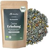 BIO Deine Erholung 100g - Kräutertee mit Salbei, Kamille, Baldrian, Ingwer, Loser Naturbelassener...