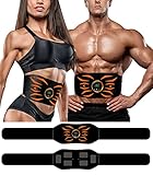 LEMENG EMS Trainingsgerät,Bauchtrainer Elektrisch,EMS Bauchmuskeltrainer Bauchmuskeltrainer mit EMS...