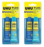 UHU Komponenten-Epoxidharzkleber Plus schnellfest (2 Stück)