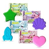 INKEE Bath Fizzer Mix 4er Pack - 4x Sprudelbad Kinder Badebomben mit Mandelöl, Badekugeln 4x 20g...