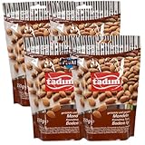 PUFAI Bundle – Geröstete & gesalzene Mandeln – 150 g, 4-Pack | Knackiger Nuss-Snack
