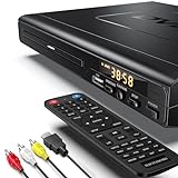 ELECTCOM PRO DVD Player für Fernseher (HD 1080P), Regionen Frei DVD Player Hdmi für Fernseher,...