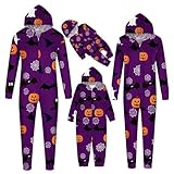 Eltern-Kind-Halloween-Pyjama mit Print 2025 Halloween Cartoon Family Piece Set(Kleinkinder,#113,3...