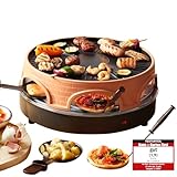 Emerio Pizzaofen, PIZZARETTE das Original, 3 in 1 Pizza-Raclette-Grill, patentiertes Design, für...