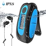 AGPTEK IPX8 Wasserdicht MP3 Player, 8GB HiFi MP3 Musik Player zum Schwimmen und Laufen, mit...