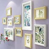 Dekorationen, 10 Rahmen, Massivholz, Fotorahmen, Wandmontage, kreative Fotowand,...