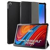 DLveer Hülle für Lenovo Tab M10 (3rd Gen) 10,1 Zoll - Slim Smart Schutzhülle mit Stander und Auto...