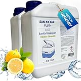 EXPLORER® San-Hy-Sol Sanitärflüssigkeit für Campingtoilette 5L (2x2,5L) Made in Germany wie...