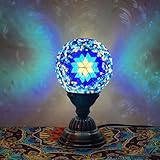 wpdash Turkish Moroccan Vsae Table Lamp - USB Power Table Lamp for Bedside Comfort Creating a...