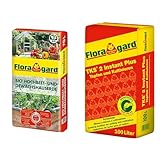 Floragard Bio Hochbeet- und Gewächshauserde, 70 liters, Braun & TKS 2 1 x 100 L - Universalerde...