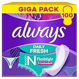 Always Daily Fresh Slim Flexistyle Slipeinlagen 100 Stück, Mit Frischeduft, Ultra-dünn Und Passend...