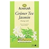 Alnatura Bio Grüner Tee Jasmin, 20 Beutel, 30g