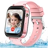 clleylise Kinder Smartwatch, 4G Smartwatch Kinder mit GPS und Telefon, Armbanduhr Kinder Junge,...