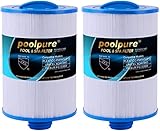 POOLPURE Spa Filter, Whirlpool Filter Replacement for Unicel 6CH-940, Pleatco PWW50P3, PWW50-P3,...