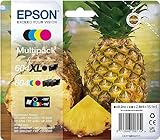 Epson Orginal 604 Tinte Ananas Multipack 4-farbig schwarz XL, CMY Standard XP-2200 XP-2205 XP-3200...