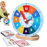 Niktule Lernuhr für Kinder, Lernuhr-Spielzeug,Unterrichtsuhren-Set | Übungsuhren zum Lernen von...